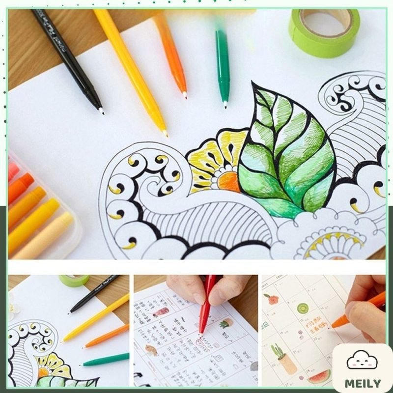 Bút đa năng luyện vẽ, viết chữ, tô màu bullet journal