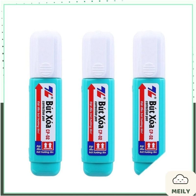 Bút xóa nước Thiên Long 12ml/ 7ml bút tẩy xóa nhanh khô cho học sinh