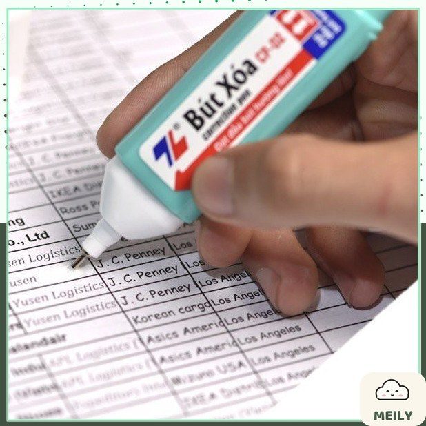 Bút xóa nước Thiên Long 12ml/ 7ml bút tẩy xóa nhanh khô cho học sinh