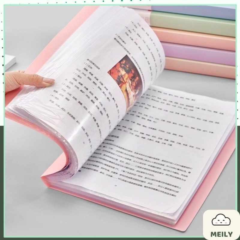 Cặp bìa lá A4 lưu trữ tài liệu nhựa bền K113