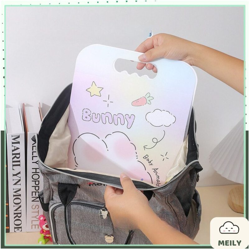 Cặp đựng giấy tờ hình hoạt tình pastel