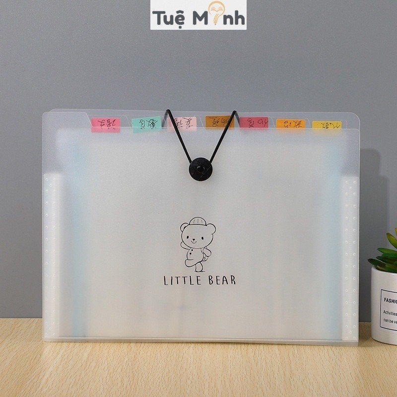 Cặp đựng tài liệu trong suốt A4 K78 - Little Bear
