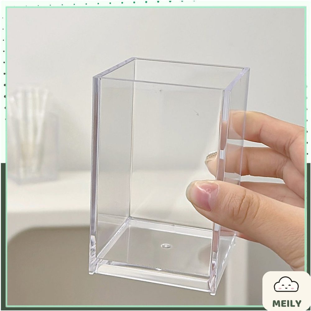 Cốc đụng bút trong nhựa basic arcylic phong cách Hàn Quốc K143