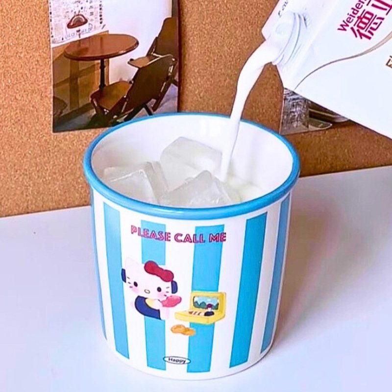 Cốc gốm KT phong cách hàn quốc 350ml quà tặng đáng yêu cho học sinh