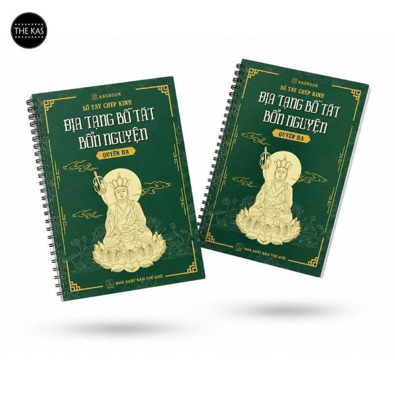 Combo sổ tay chép kinh Địa Tạng quyển Thượng Trung Hạ Kasbook