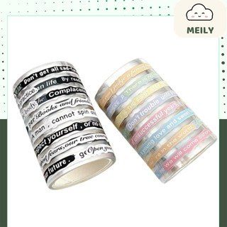 Cuộn Washi tape thông điệp phong cách Hàn quốc WA11