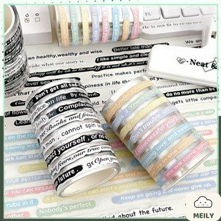 Cuộn Washi tape thông điệp phong cách Hàn quốc WA11
