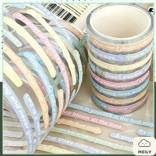 Cuộn Washi tape thông điệp phong cách Hàn quốc WA11