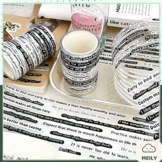 Cuộn Washi tape thông điệp phong cách Hàn quốc WA11
