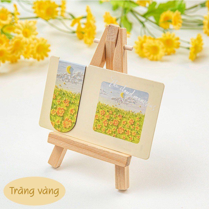 Đánh dấu sách bookmark nam châm NO21 - Trăng vàng