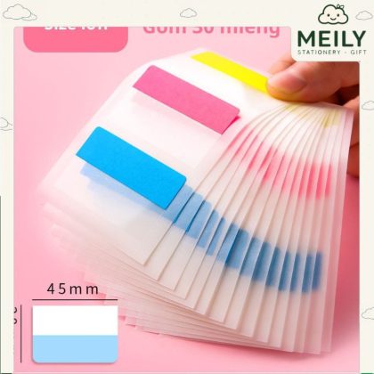 Đánh dấu trang note nhựa Pet 3 màu, miếng đánh dấu NO35