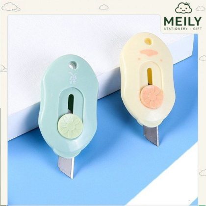 Dao rọc giấy, dao cắt mini nhiều màu Họa tiết cá tính