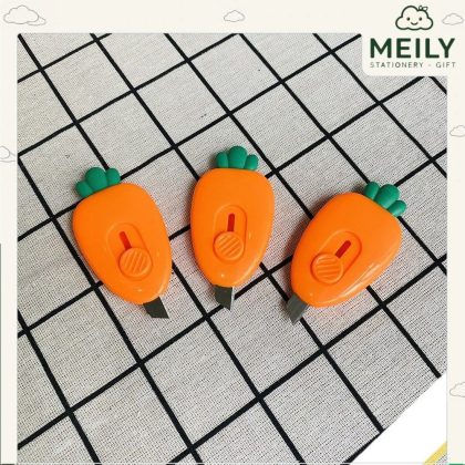 Dao rọc giấy mini dễ thương hình củ cà rốt K46