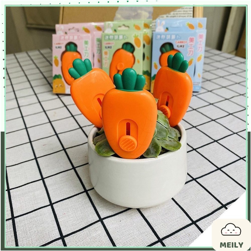 Dao rọc giấy mini dễ thương hình củ cà rốt K46