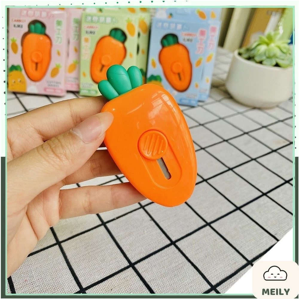 Dao rọc giấy mini dễ thương hình củ cà rốt K46