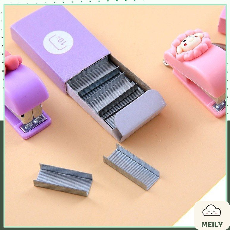 Dập ghim mini cute hình động vật kiêm móc khóa