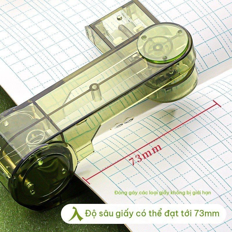 Dập Ghim Xoay 360 Cầm Tay Trong Suốt K301