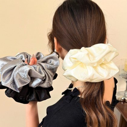 Dây cột tóc Dây buộc tóc phom rộng 14cm vải cotton thoáng mát buộc tóc gọn đẹp
