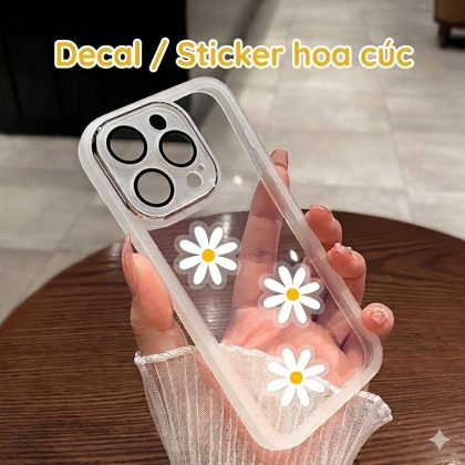 Decal dán hoa cúc TE84