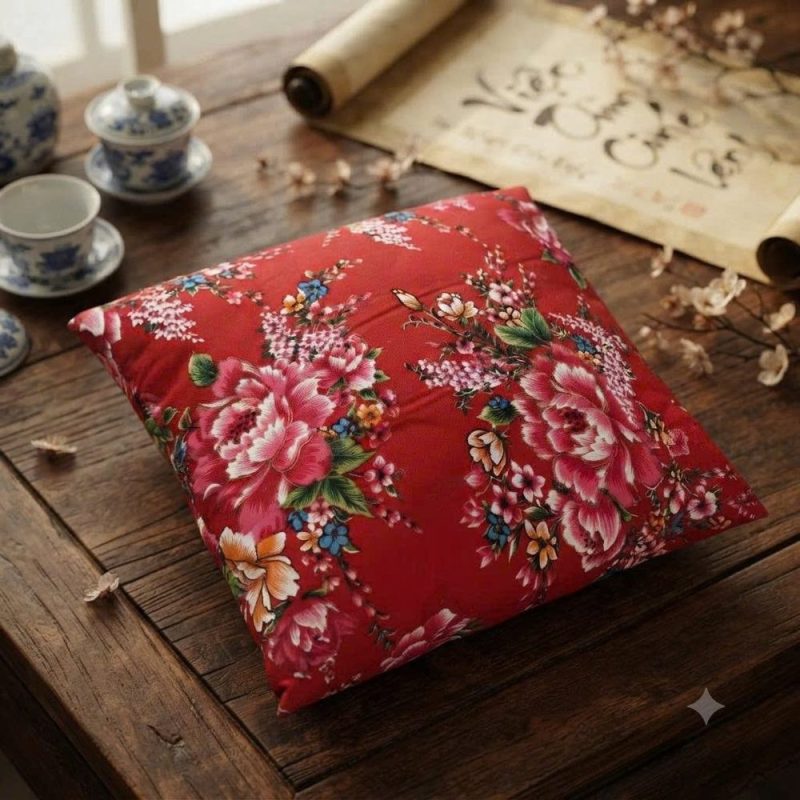 Đệm Lót Trang Trí Họa Tiết Cổ Điển - Nệm Ngồi Bệt