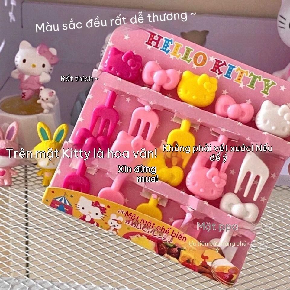 Dĩa Nhựa Ăn Hoa Quả HelloKT BL122