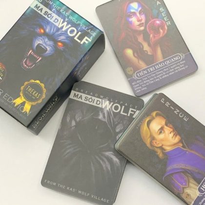 Đồ Chơi Boardgame Ma Sói D-Wolf Master Edition 21 Lá