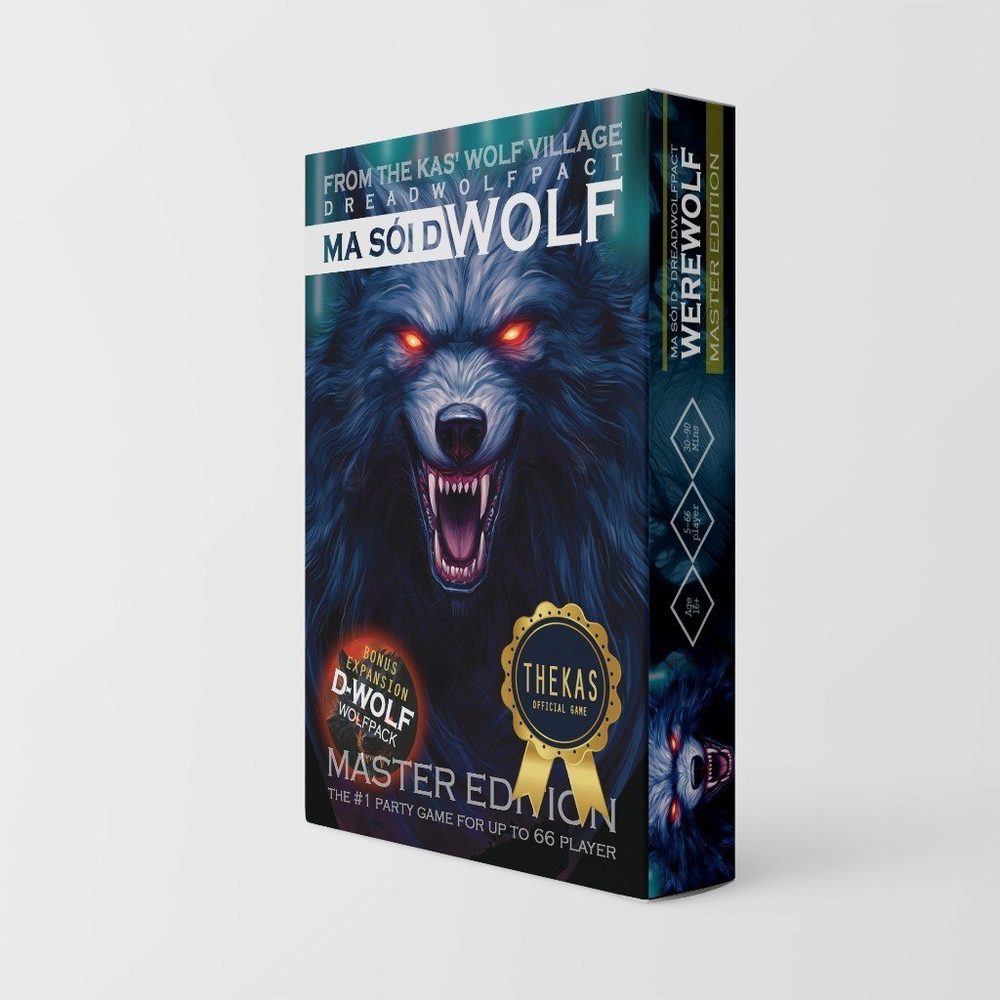 Đồ Chơi Boardgame Ma Sói D-Wolf Master Edition 21 Lá