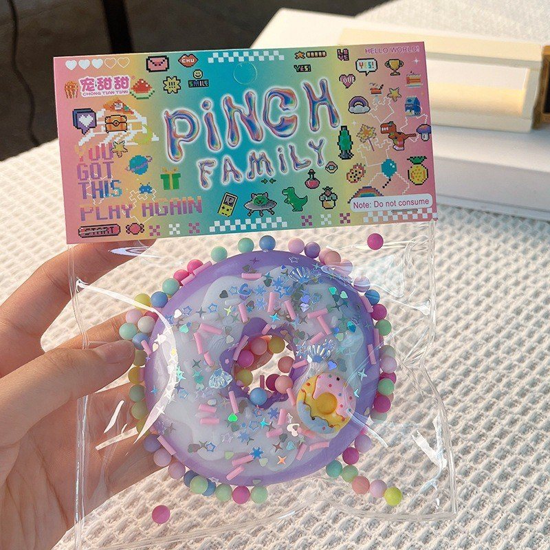 Đồ Chơi Squishy Donut BL200 - Màu Tím