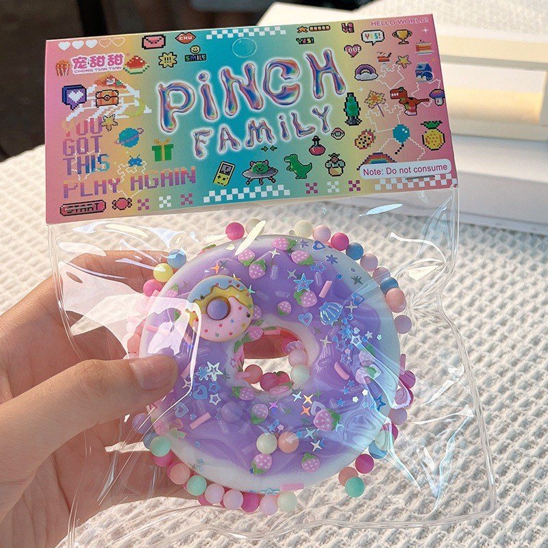 Đồ Chơi Squishy Donut BL200 - Màu Trắng