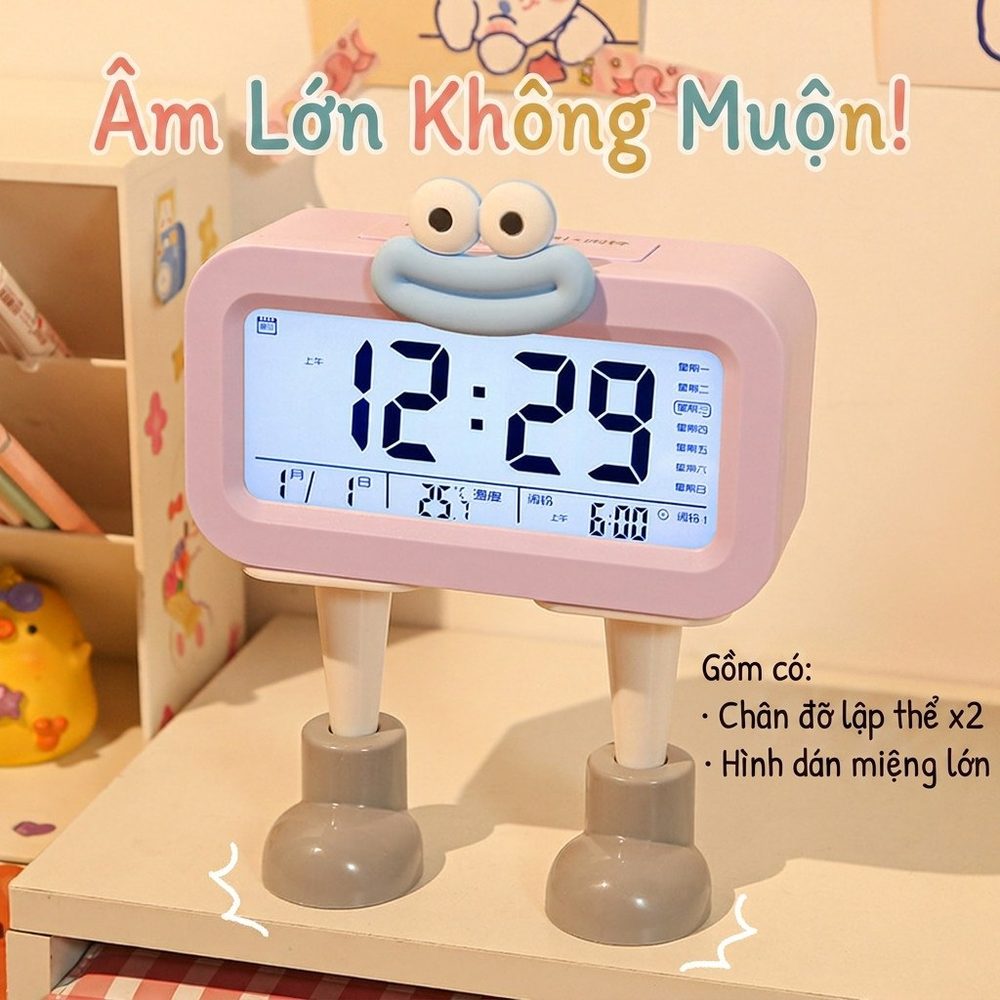 Đồng Hồ LED Để Bàn Lắp Pin BL28