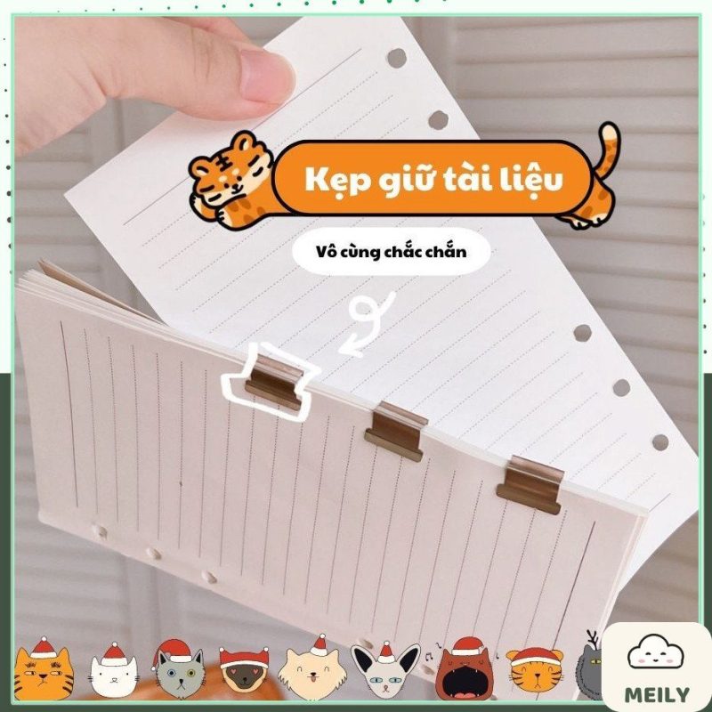 Dụng cụ ghim giữ giấy kim loại, ghim kẹp giữ tài liệu nhựa K88