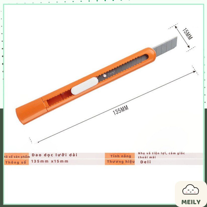 Dụng cụ rọc giấy Deli lưỡi dài K140