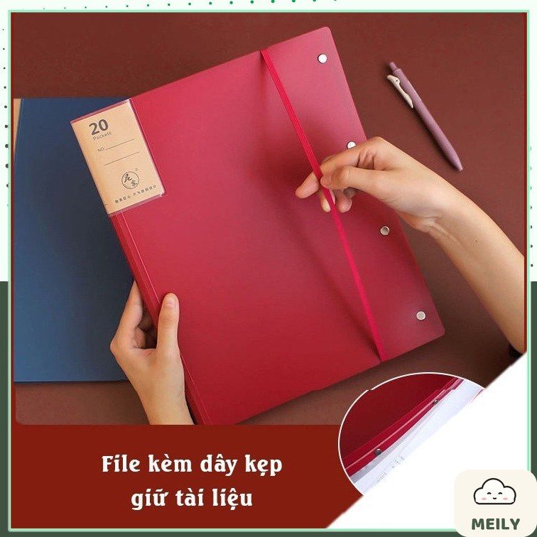File bìa đựng hồ sơ màu Retro K56