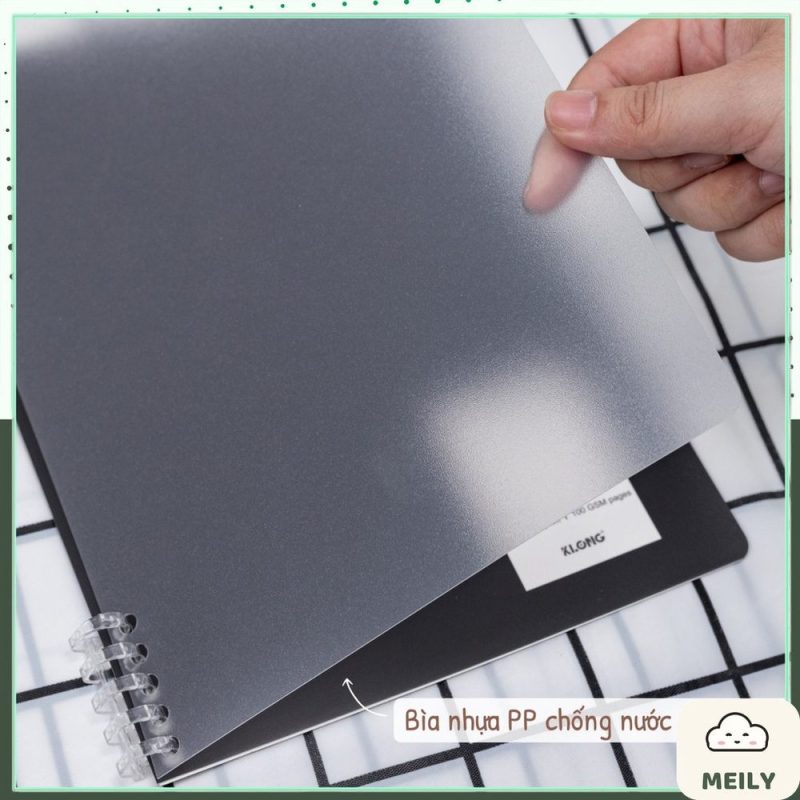File bìa sổ còng 2 đầu 10 chấu KLong MS 808 B5