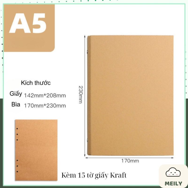 File bìa sổ còng A5/ B5 S53