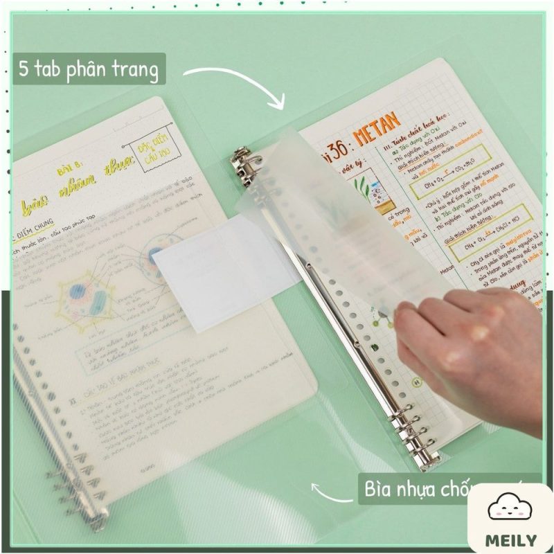 File còng Klong A5, B5 còng sắt, nhựa lưu trữ tài liệu binder