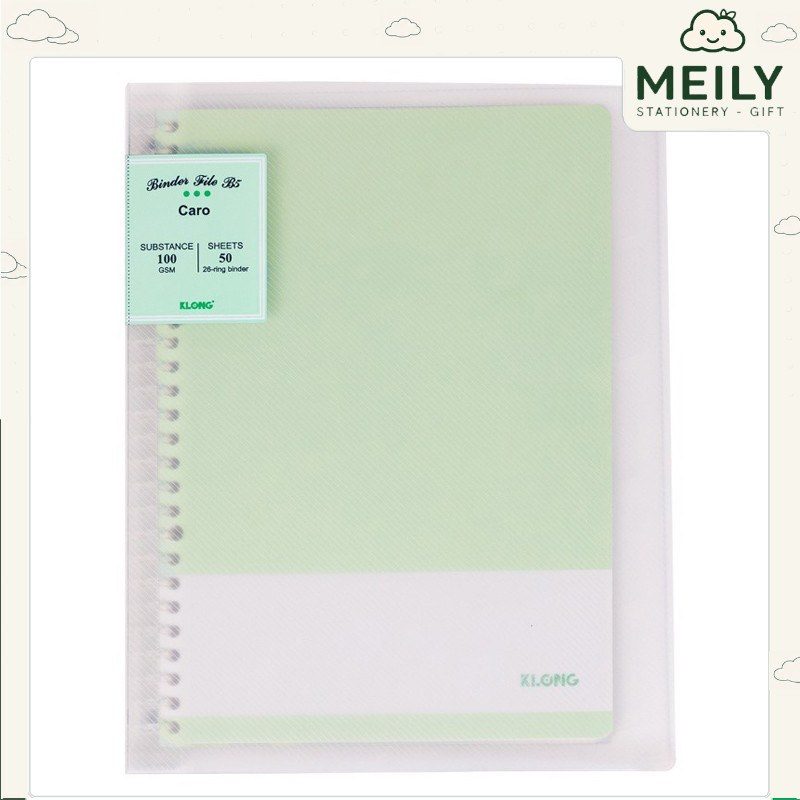 File còng nhựa Klong B5 26 chấu thay ruột refill MS 543