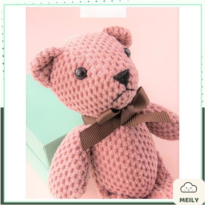 Gấunhồi bông 18cm phu kiện trang trí