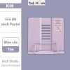 Giá đỡ, kẹp sách kim loại Pastel K30 - tím