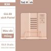 Giá đỡ, kẹp sách kim loại Pastel K30 - Hồng