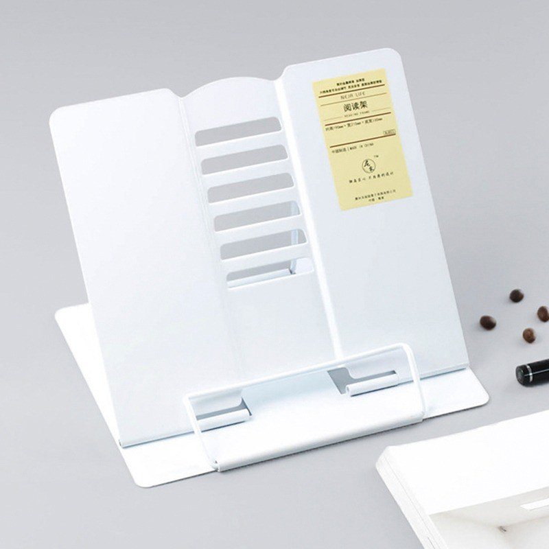 Giá đỡ kẹp sách kim loại Pastel K30 - Giá đỡ, kẹp sách kim loại Pastel K30 - trắng