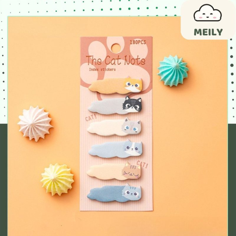 Giấy Dán Ghi Chú Hình Mèo Hoạt Hình NO61