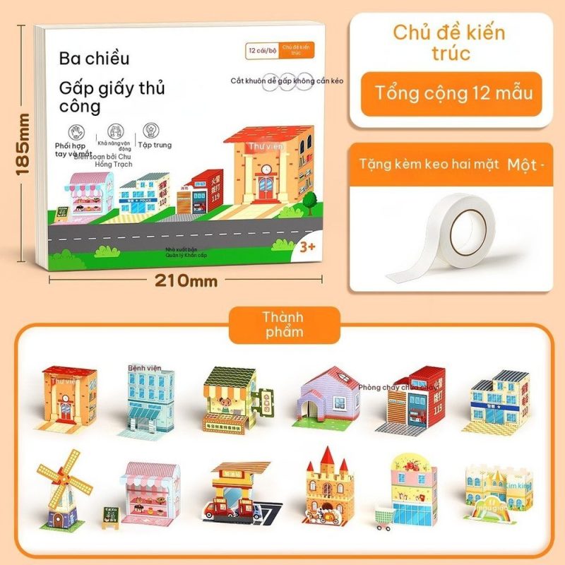 Giấy Gấp 3D Origami K291