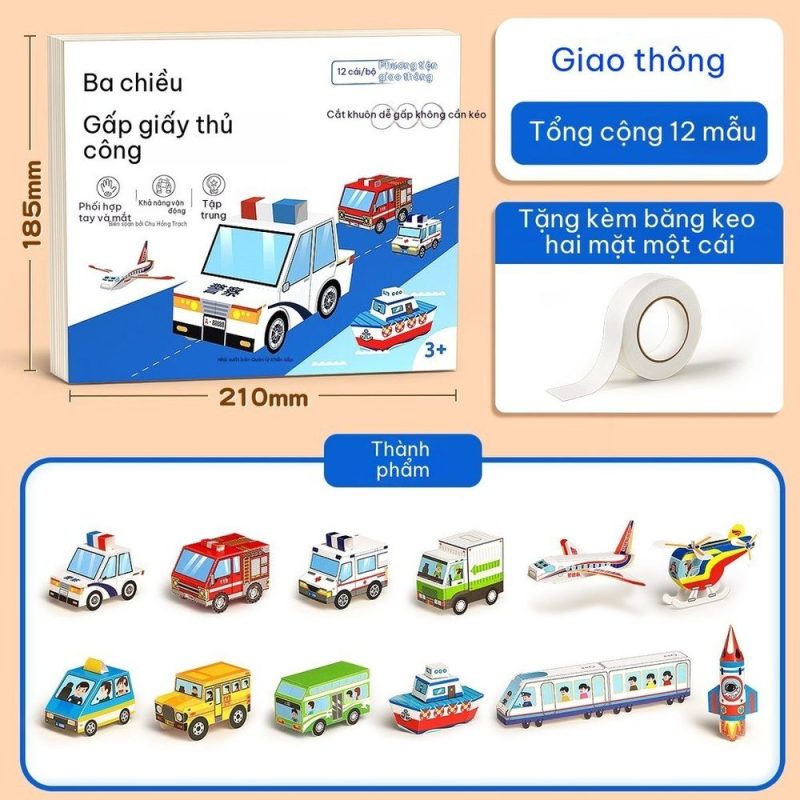 Giấy Gấp 3D Origami K291