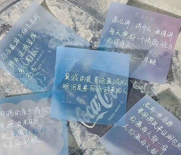 Giấy Ghi Chú bán trong suốt Kano Màu Pastel NO58 - xanh dương