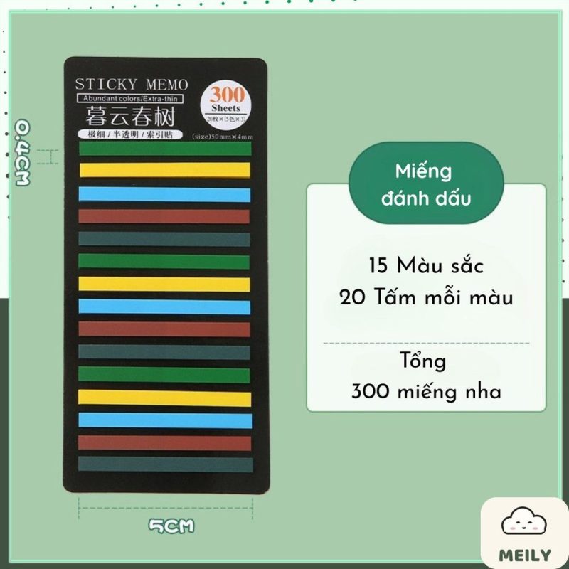 Giấy Ghi Chú PET Dạng Note NO65