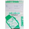 Giấy kiểm tra tờ đơn in offset dl 70/90 Klong 25 tờ kép/tập MS278 -NN