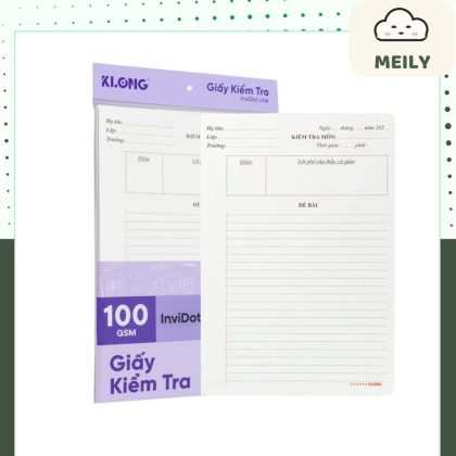 Giấy Kiểm Tra KLONG MS 280