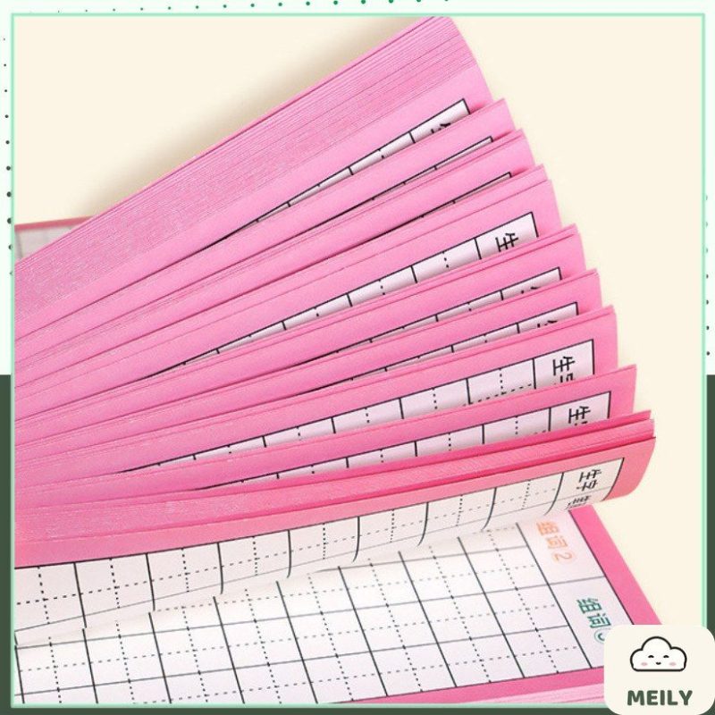 Giấy note mini chưa có keo học từ mới tiếng Trung S44