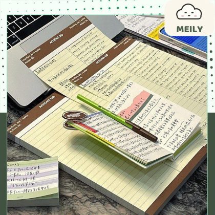 Giấy note viết từ vựng, định nghĩa Tập 30 tờ B5 2 cột viết công thức, ghi chú